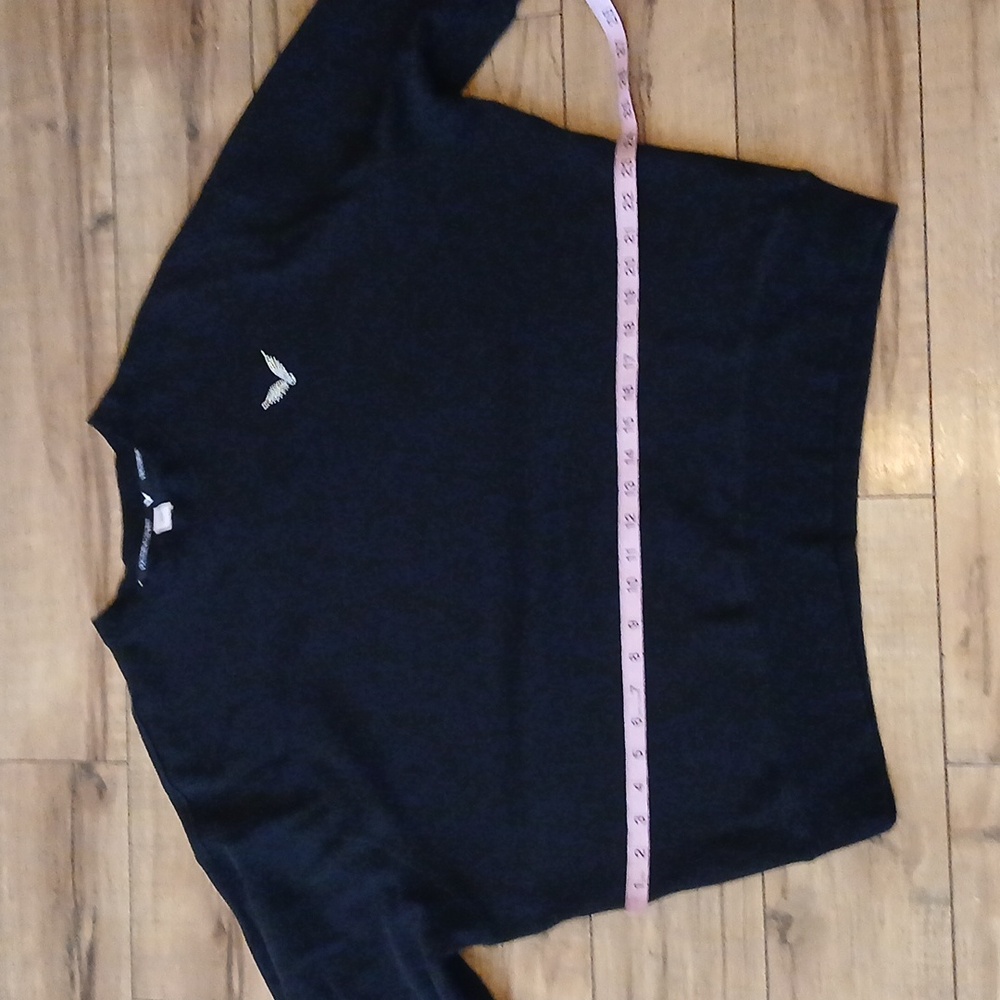 Victoria's Secret Angel Rhinestones Logo Women's Black Fleece Sweatshirt. Size M - Picture 15 of 17